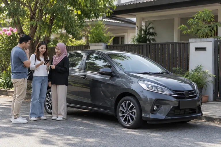 Hatchback sebagai konteks pertanyaan pelanggan.